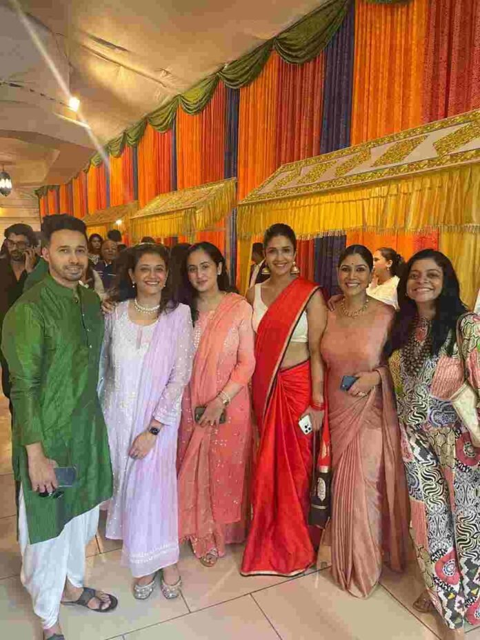 Nivedita Basu enjoys Ganpati festival lunch at Ekta Kapoor’s house, meets her gal pals