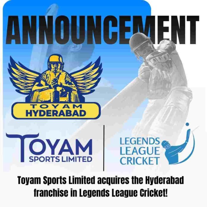 Toyam Sports Limited Hyderabad Franchise, Legends League Cricket 2024, Toyam Hyderabad Franchise Buyout, Suresh Raina Toyam Hyderabad Captain, Urbanrisers Hyderabad Franchise Sale, Legends League Cricket Franchise Owners, Mohamedali Budhwani Toyam Sports, Toyam Sports Cricket Ventures, Hyderabad Cricket Franchise Sale 2024, Sports Management Toyam Sports, Hyderabad Legends League Cricket Team, Toyam Sports Expands Cricket Ventures, Toyam Hyderabad Franchise Announcement, Legends League Cricket Franchise Deals, Toyam Sports Hyderabad Cricket,