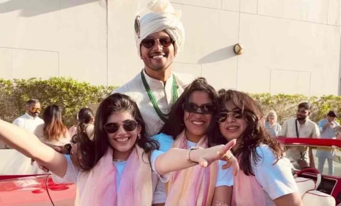 Sanjana Sanghi, Wedding Diaries, Best Friend's Wedding, Shiven Vikram, Celebrity Wedding, Friendship Goals, Bollywood Actress, Wedding Celebrations, Baraat, Haldi, Sangeet, Bachelor Party, Nostalgia, Heartwarming, Instagram, Kadak Singh,
