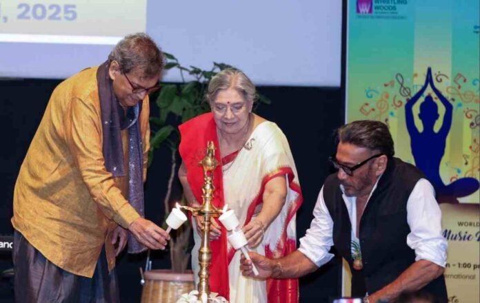 Jackie Shroff & Subhash Ghai Inspire at Whistling Woods' International Yoga Day Event!