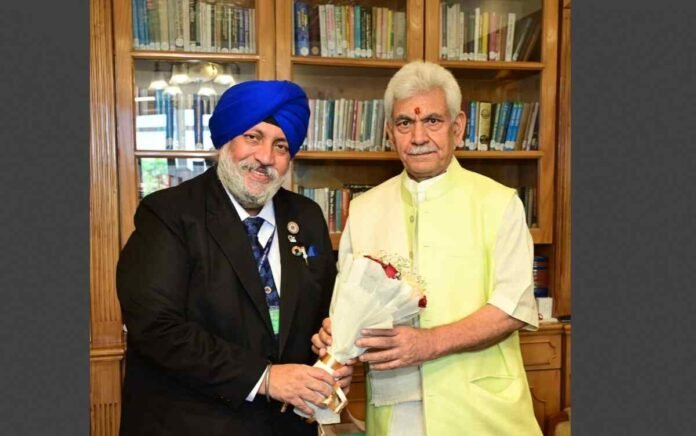 ICAI, Chartered Accountants, Jammu & Kashmir, J&K LG, Manoj Sinha, Charanjot Singh Nanda, Centre of Excellence, Revenue Growth, Financial Ecosystem, MSME Development, Capacity Building, Skill Development, Taxation, Accounting, Financial Management, CA Students, Research & Innovation, India, Professional Body