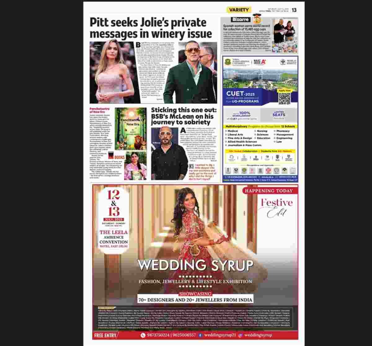Vanshika Mishra Featured in Times of India for Her No.1 Bestseller “Panchatantra of New Era” – A Triumph for Self-Publishing in India