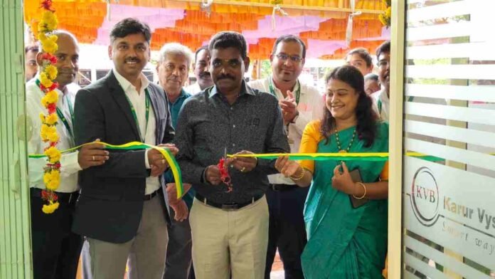 Karur Vysya Bank inaugurates a new branch in Trichy