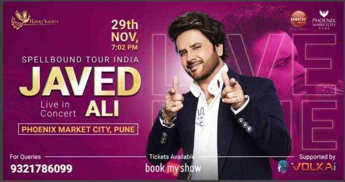 Javed Ali Live, Javed Ali Pune concert, SpellBound Tour, Phoenix MarketCity Pune, Viman Nagar events, live music Pune, Bollywood concert, Rangyoura, Kun Faya Kun, November 29 2025 Javed Ali Live, Javed Ali Pune concert, SpellBound Tour, Phoenix MarketCity Pune, Viman Nagar events, live music Pune, Bollywood concert, Rangyoura, Kun Faya Kun, November 29 2025