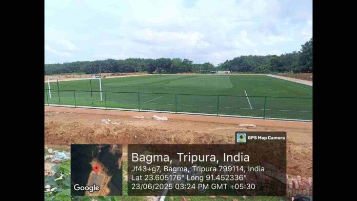 Gallant Sports, FIFA standard football field, Tripura sports infrastructure, Deocherra football ground