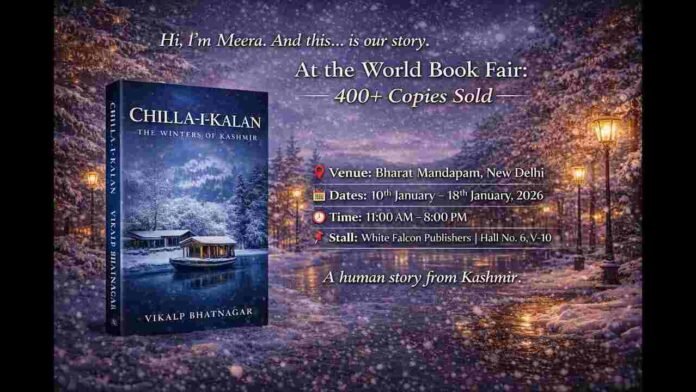 At World Book Fair 2026, ‘Chilla-i-Kalan:The Winters of Kashmir’ Wins Readers Without Noise, Sells 400+ Copies on Pure Word of Mouth