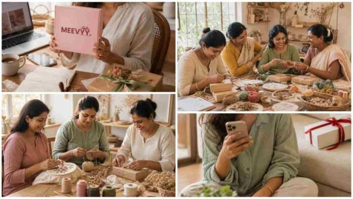 Meevyy gifts, personalized gifting India, customized keepsakes, handcrafted gifts India, emotional gifting, women artisans India, unique gift ideas