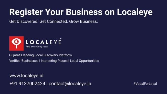Localeye.in, hyperlocal discovery platform, Gujarat local business platform, local SEO India, trusted local businesses, Ahmedabad business search, digital local discovery
