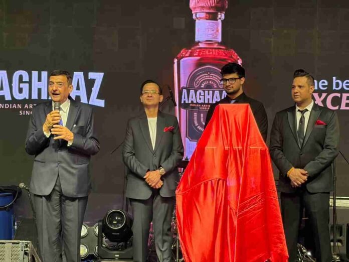 Oasis Group, AAGHAAZ single malt whisky, Indian artisan whisky, premium Indian whisky, luxury spirits India, Indian single malt launch, Oasis Group revenue target, premium spirits market, Indian whisky brand, alcobev industry India