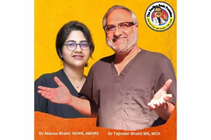 Dr Tejinder Bhatti, hair transplant planning, doctor-led hair transplant, hair restoration India, donor management, natural hair transplant results