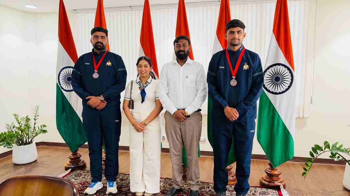 Indian Woodball medal winners, Woodball Association of India, WAI, IWbF University Woodball Championship 2026, Paulami Tripathi DCM, Indian Embassy Bangkok, Subhash Budiya, Banshi Lal, Dr. Ashish Deshmukh, Indian sports news, Woodball Thailand
