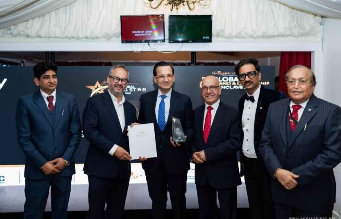 AAGHAAZ single malt, Indian artisan whisky, Global Rising Star Award 2026, UK Parliament House of Lords, Oasis Group Gauravh Malhotra, premium Indian spirits, award-winning Indian whisky