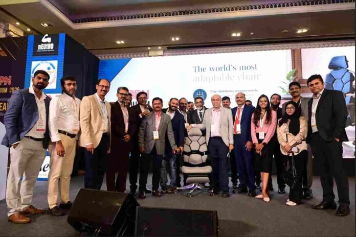 Naatscorp, Teregie, Teregie Claé, Ergonomic Chair, Office Seating, Deeptech Lifestyle, Bengaluru Launch, Physiotherapy Colloquium, Posture Support, ANSI BIFMA Tested