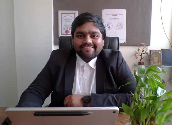 Dr Kartavya Mandot, Kartavya Mandot PhD, IMSR India, Indian Management School and Research Centre, KM Core & Decor, Construction Management PhD, large scale construction projects, Gwalior International Cricket Stadium, NICMAR alumni, civil engineering doctorate