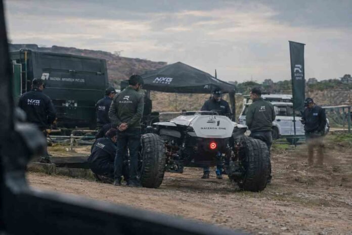 NANDI Vehicle, NANDI NXG Motors, NXG Motors, Raizada One, Arnav Singh Raizada, NANDI Prototype, Off-Road Logistics Vehicle, Off-Road Vehicle India, Autonomous Mobility, Next Generation Mobility, Indian Automotive Innovation, Multipurpose Utility Vehicle, Industrial Logistics Solutions, Specialised Mobility, Off-Road Transportation, Vehicle Technology India, Siliguri Entrepreneur, Raizada Group, Raizada Infratech Private Limited, Automotive Engineering, Future Mobility India, Industrial Transportation, Utility Vehicle Prototype, Mobility Innovation India,NANDI NXG Motors