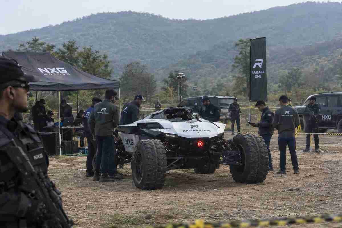 NANDI: The Machine That Could Redefine Off-Road Logistics 1 NANDI Vehicle, NANDI NXG Motors, NXG Motors, Raizada One, Arnav Singh Raizada, NANDI Prototype, Off-Road Logistics Vehicle, Off-Road Vehicle India, Autonomous Mobility, Next Generation Mobility, Indian Automotive Innovation, Multipurpose Utility Vehicle, Industrial Logistics Solutions, Specialised Mobility, Off-Road Transportation, Vehicle Technology India, Siliguri Entrepreneur, Raizada Group, Raizada Infratech Private Limited, Automotive Engineering, Future Mobility India, Industrial Transportation, Utility Vehicle Prototype, Mobility Innovation India,NANDI NXG Motors
